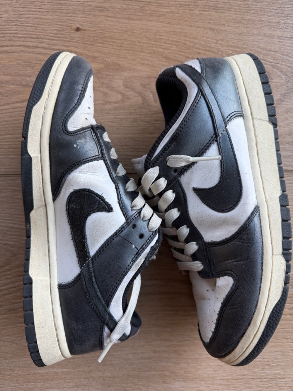 Nike Black and White Low-Top Sneakers